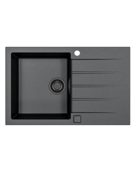 ALVEUS Cadit 20 granitinė plautuvė (Black Edition)
