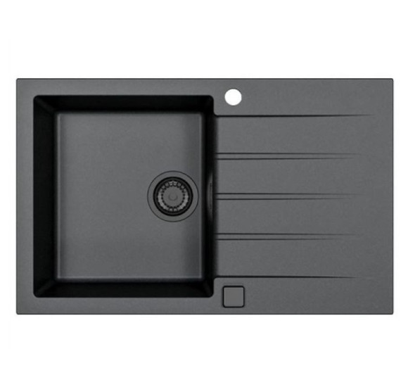 ALVEUS Cadit 20 granitinė plautuvė (Black Edition)