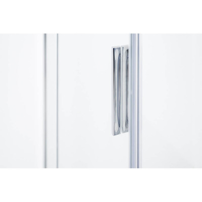 Brasta Glass Nina PLIUS dušo kabina, 90x90x200, skaidrus stiklas, chromo spalvos profiliai