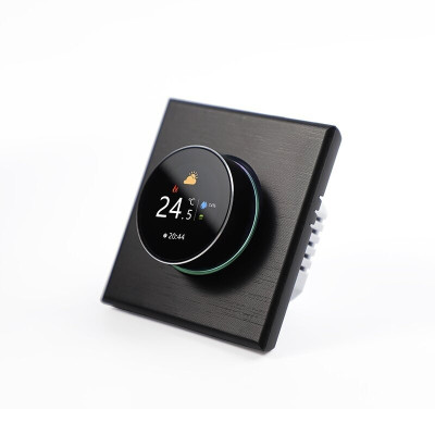 Feelspot WTH08.16B WiFi, Tuya, Smart Life programuojamas termostatas, juodos spalvos
