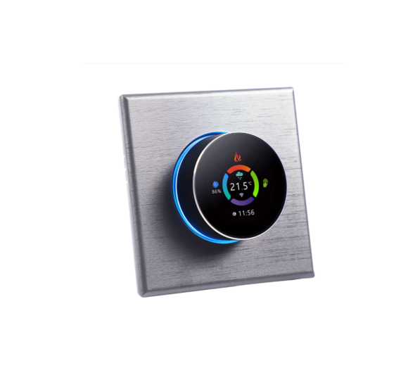 Feelspot WTH08.16G WiFi, Tuya, Smart Life programuojamas termostatas, pilkos spalvos