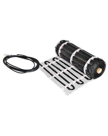 Sieninio šildymo tinklelis Warmwall BLACK, klasė IPX7, matmenys - 100x50cm (0,5kv.m), galia - 300W