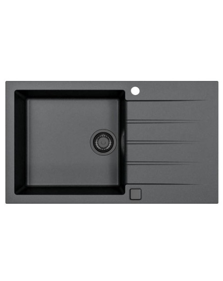 ALVEUS Cadit 40 granitinė plautuvė (Black Edition)