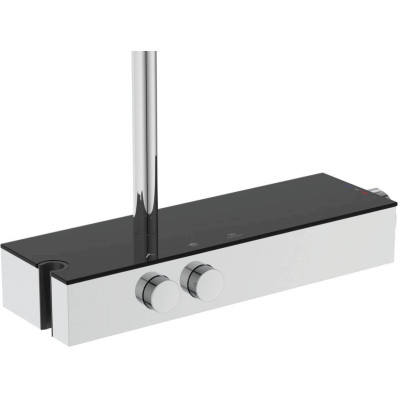 Ideal Standard Ceratherm Solos termostatinė dušo sistema, 330 mm "lietaus" dušo galva su apšvietimu