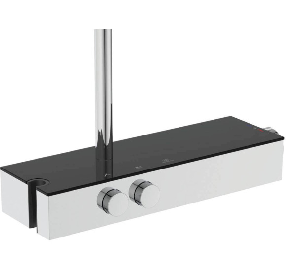 Ideal Standard Ceratherm Solos termostatinė dušo sistema, 330 mm "lietaus" dušo galva su apšvietimu