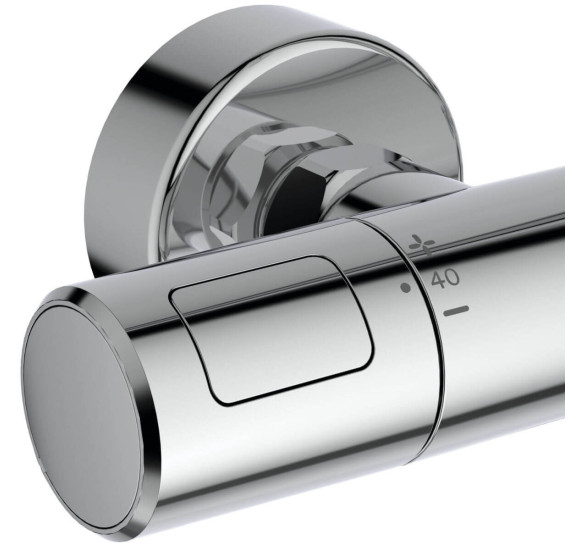 Ideal Standard Ceratherm T25N virštinkinė termostatinė dušo sistema, chromo spalvos