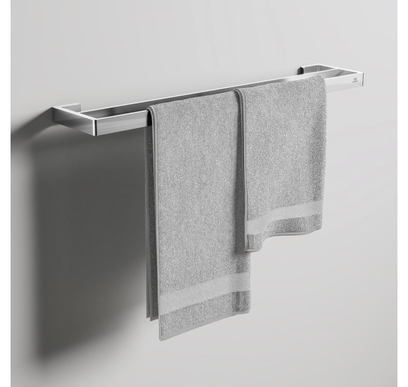 Ideal Standard Conca dviguba modernaus dizaino rankšluosčių kabykla, 60cm