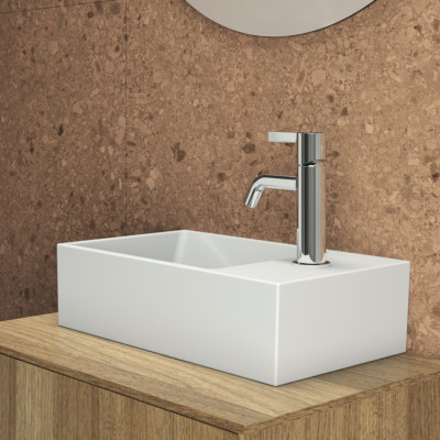 Ideal Standard Extra ant stalviršio pastatomas praustuvas, skylė dešinėje, 45cm