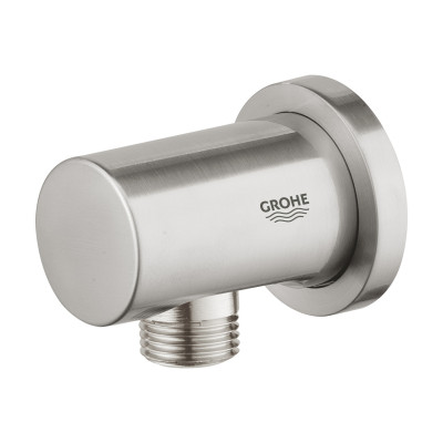 IŠPARDAVIMAS. Grohe Rainshower potinkinė jungtis dušui nerūdijančio plieno spalva