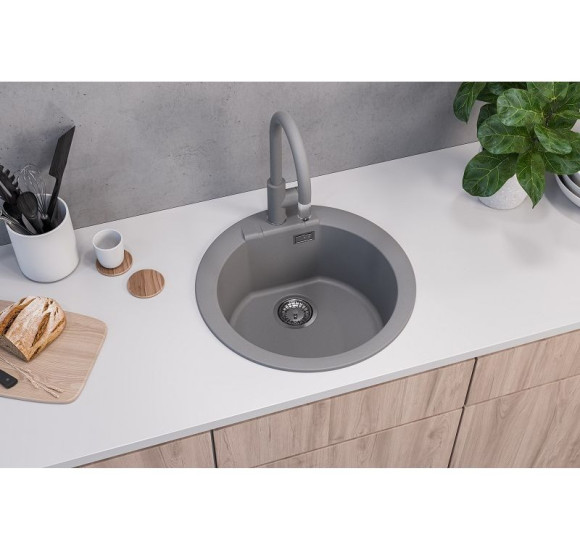ALVEUS Cadit 100 granitinė plautuvė, apvali