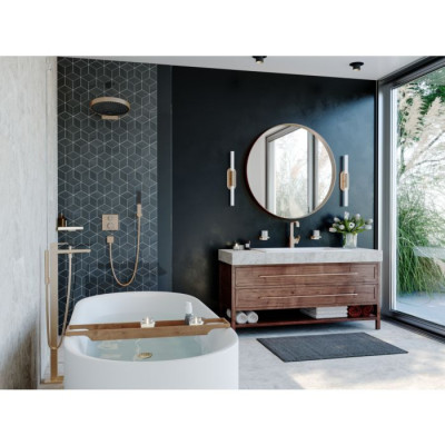 IŠPARDAVIMAS. Hansgrohe Rainfinity dušo galvutė 100, 1jet, šlifuotos bronzos sp.