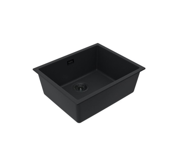 ALVEUS Omni 30 granitinė plautuvė (Black Edition)