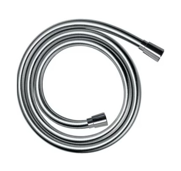 IŠPARDAVIMAS. Hansgrohe sieninė jungtis su 125cm žarna ir laikikliu dušo galvutei, chromo sp.