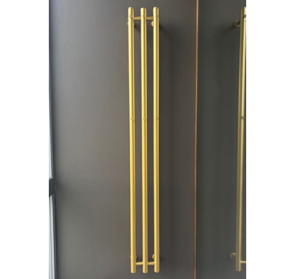 Wellmer Verona nerūdijančio plieno rankšluosčių džiovintuvas, 150 cm, 3 strypai