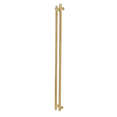 Wellmer Verona nerūdijančio plieno rankšluosčių džiovintuvas, 120 cm, 2 strypai