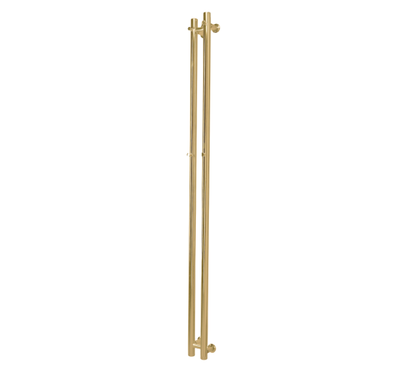 Wellmer Verona nerūdijančio plieno rankšluosčių džiovintuvas, 120 cm, 2 strypai