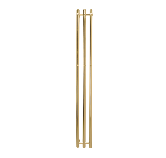 Wellmer Verona nerūdijančio plieno rankšluosčių džiovintuvas, 120 cm, 3 strypai