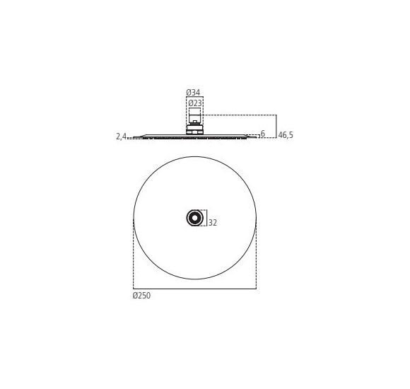 Ideal Standard Ceratherm Navigo potinkinė termostatinė sistema (A7771AA)