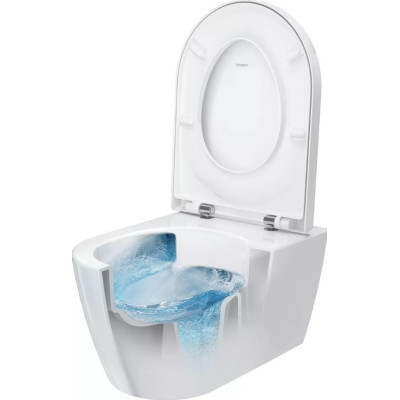 Duravit Me by Starck Hero Edition pakabinamas klozetas su "Soft Close" dangčiu