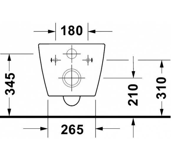 Duravit Me by Starck Hero Edition pakabinamas klozetas su "Soft Close" dangčiu