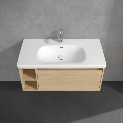 Villeroy&Boch Skyla pakabinama spintelė vonios kambariui, 972 mm, Nordic Oak