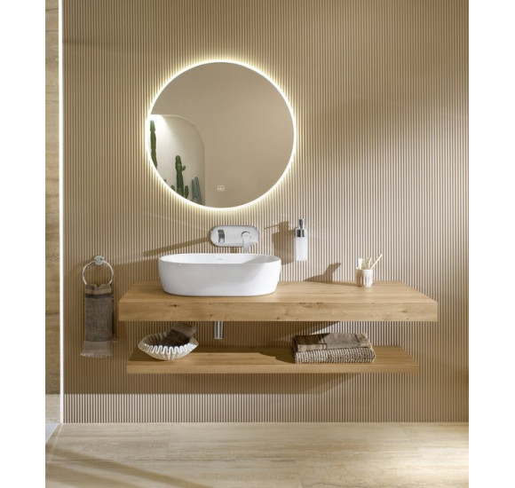 Villeroy&Boch More to See Lite+ apvalus veidrodis su LED apšvietimu, 85cm