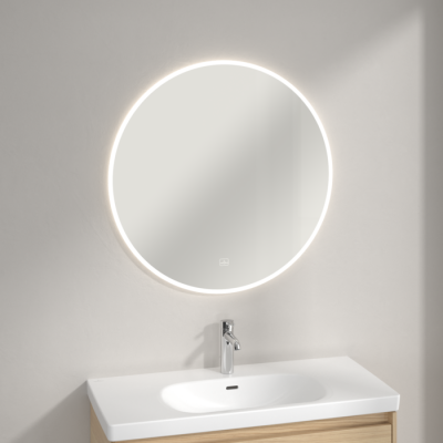 Villeroy&Boch More to See Lite+ apvalus veidrodis su LED apšvietimu, 85cm