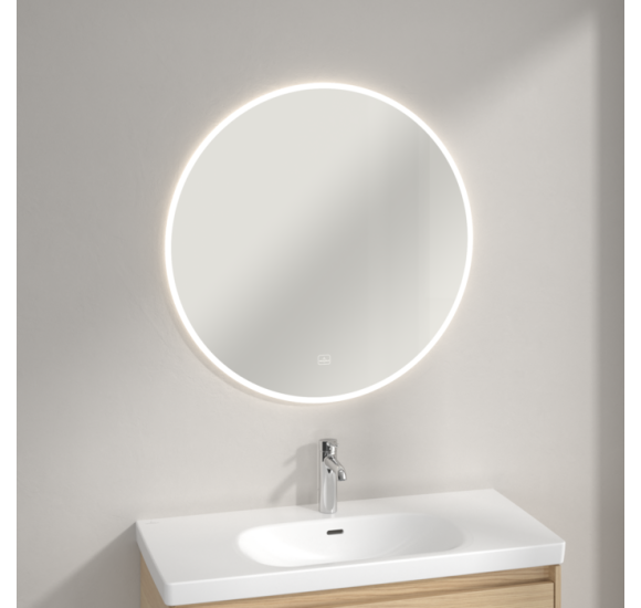Villeroy&Boch More to See Lite+ apvalus veidrodis su LED apšvietimu, 85cm