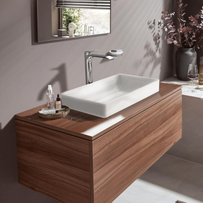 IŠPARDAVIMAS. Hansgrohe Vivenis paaukštintas maišytuvas praustuvui, be dugno vožtuvo