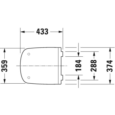 Duravit Durastyle pakabinamo klozeto Soft Close dangtis