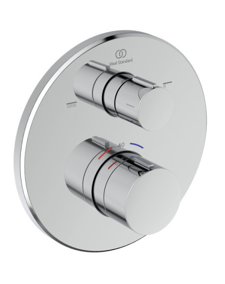Ideal Standard Ceratherm T100 potinkinis termostatinis maišytuvas dušui/voniai, 2 krypčių (pasirenkama spalva)