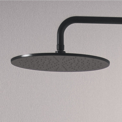 Ideal Standard CERATHERM potinkinė dušo sistema su 30 cm lietaus dušo galva, juodos matinės spalvos