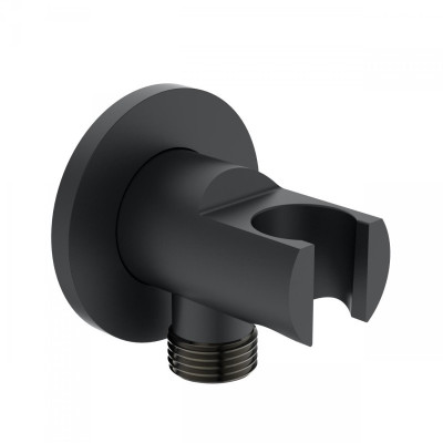 Ideal Standard CERATHERM potinkinė dušo sistema su 30 cm lietaus dušo galva, juodos matinės spalvos