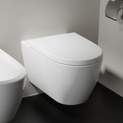 Ideal Standard i.Life O pakabinamas unitazas su "Soft Close" dangčiu (HydroTwist)