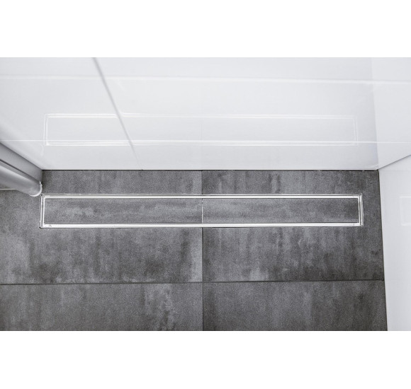 ACO Showerdrain C+ dušo latako komplektas 5in1 (įklijuojamai plytelei,montuojamas prie sienos), 785mm