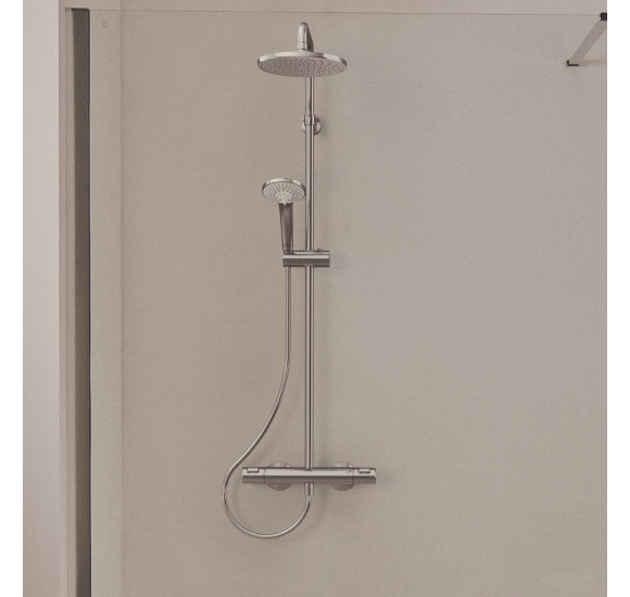 Ideal Standard CERATHERM T25 termostatinė dušo sistema (A7208AA), chromo spalvos