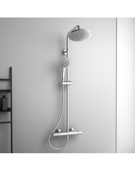 Ideal Standard CERATHERM T25 termostatinė dušo sistema (A7208AA), chromo spalvos