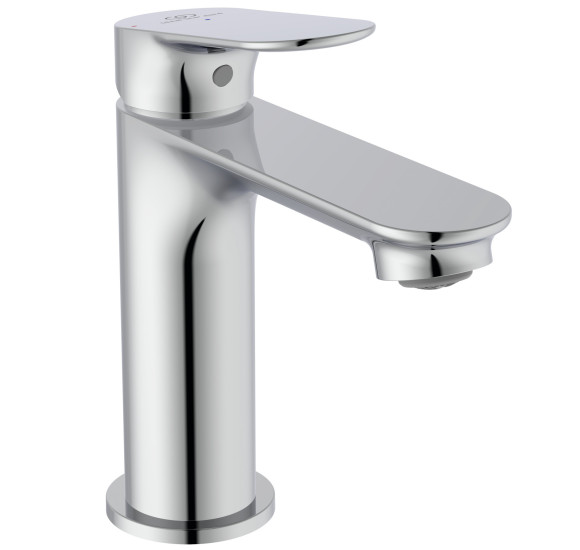 Ideal Standard CeraLife O H100 maišytuvas praustuvui su „click-clack“ dugno vožtuvu, chromo spalvos