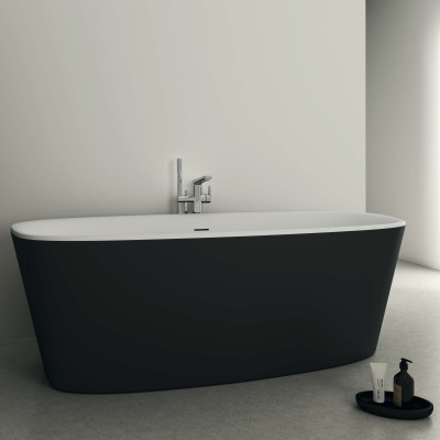 Ideal Standard Dea K8721V3 laisvai pastatoma akrilinė vonia 180x80 cm, juodos matinės spalvos