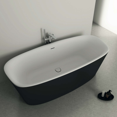 Ideal Standard Dea K8721V3 laisvai pastatoma akrilinė vonia 180x80 cm, juodos matinės spalvos