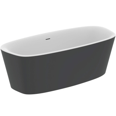 Ideal Standard Dea K8721V3 laisvai pastatoma akrilinė vonia 180x80 cm, juodos matinės spalvos