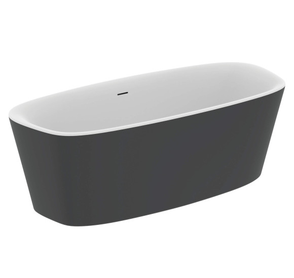 Ideal Standard Dea K8721V3 laisvai pastatoma akrilinė vonia 180x80 cm, juodos matinės spalvos