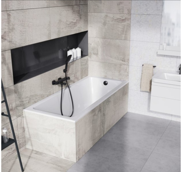 Ravak 10° Slim 170x75cm, stačiakampė vonia, akrilas