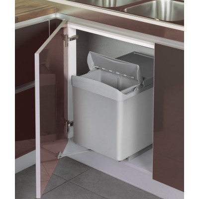 ALVEUS Albio 30 šiukšliadėžė 16l+16l, 350x475x370