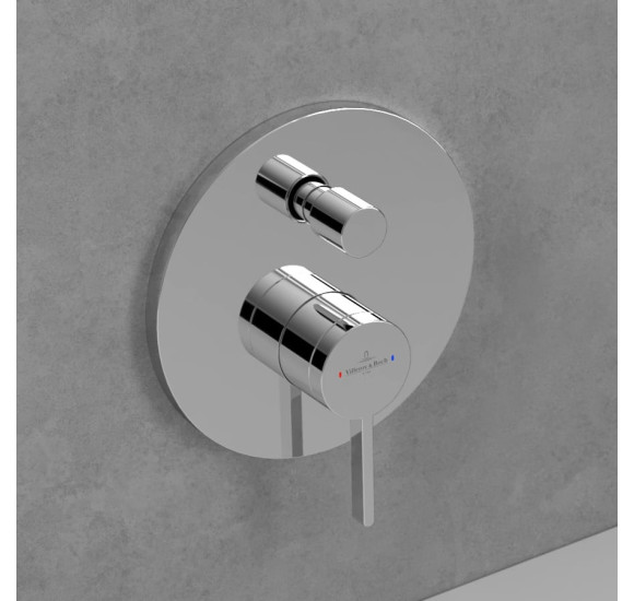Villeroy&Boch Dawn potinkinis maišytuvas dušui/voniai, 2 krypčių (pasirenkama spalva)