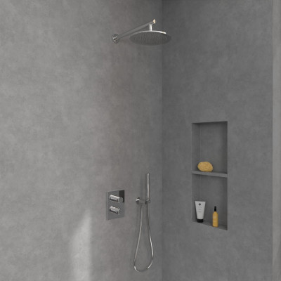 Villeroy&Boch Universal Showers apvali dušo galva, 250 mm skersmuo (pasirenkama spalva)