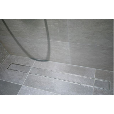 ACO ShowerDrain C nerūdijančiojo plieno grotelės, skirtos įklijuoti plytelei