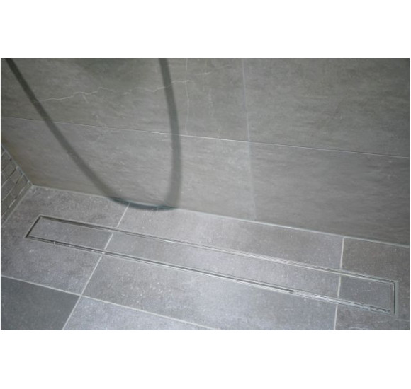 ACO ShowerDrain C nerūdijančiojo plieno grotelės, skirtos įklijuoti plytelei