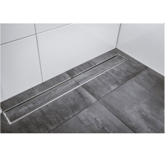 ACO ShowerDrain C nerūdijančiojo plieno grotelės, skirtos įklijuoti plytelei