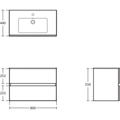 Ideal Standard Eurovit pakabinama vonios spintelė 80 cm pločio, pasirinkite spalvą